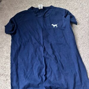 Navy Blue T-Shirt with Dog Logo